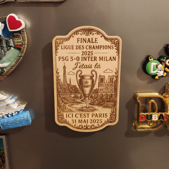 OhCelebration - Magnet PSG Cadeau Homme