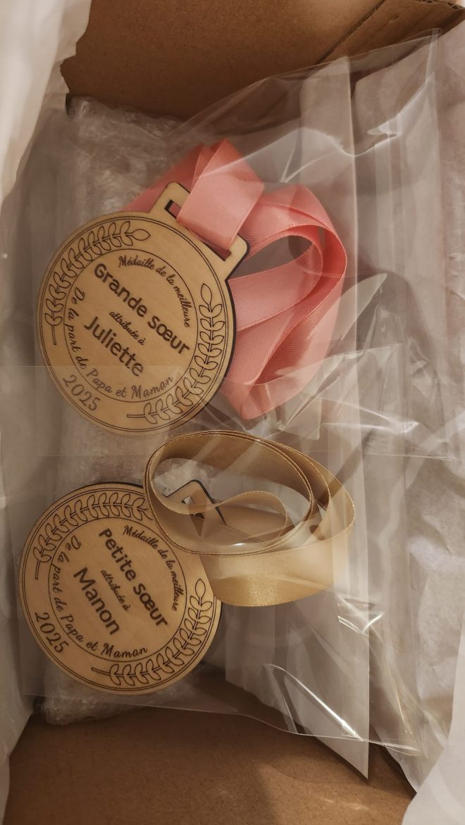 Médaille Récompense Cadeau Enfant