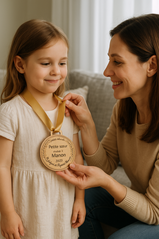 Médaille cadeau récompense enfant – Image 5